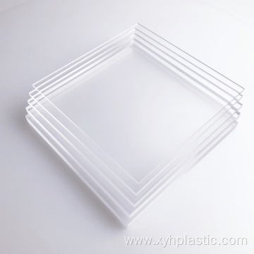 Transparent Clear Plastic PMMA Perspex Acrylic Sheet Board